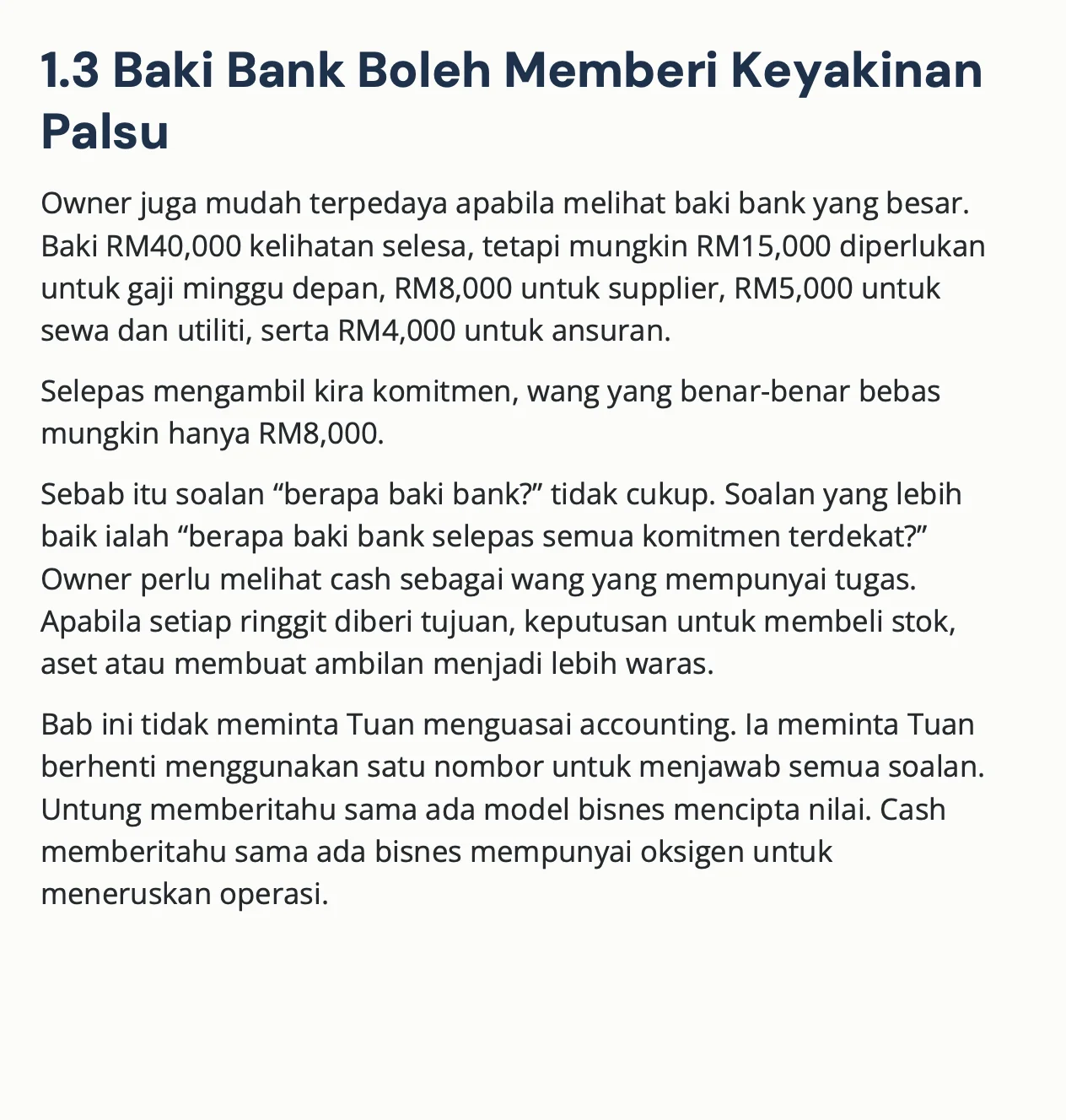 Tracker pelan 30 hari